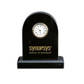 Small Tomb Clock w/Base - Black Zebra